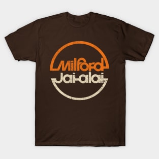 Milford Jai-Alai -- 1970s Aesthetic T-Shirt